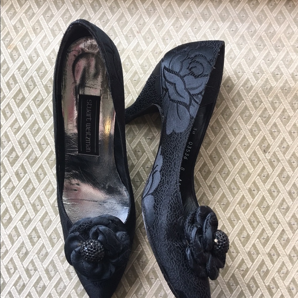 Stuart Weitzman Brocade Heels - Picture 7 of 16